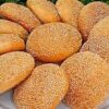 قرص مصرية بالسمسم والسكر